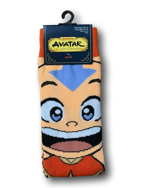 3/$20 Avatar The Last Airbender Funny Novelty Crew Socks - NWT